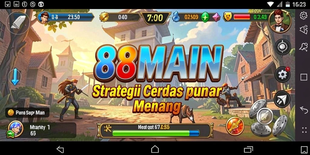 Tampilan gameplay mendebarkan dalam 88MAIN yang penuh strategi.
