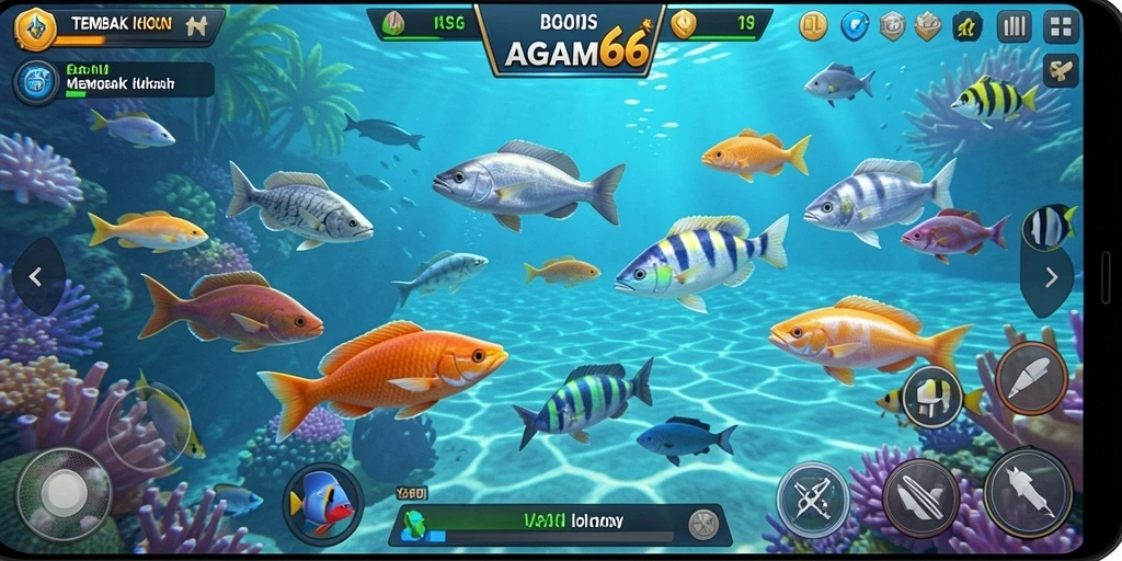 Tangkapan ikan yang spektakuler dalam AGAM66.
