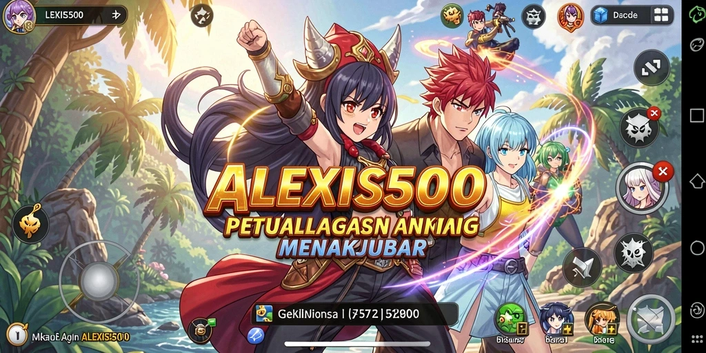 Gameplay yang seru dan menegangkan dalam dunia Anime.