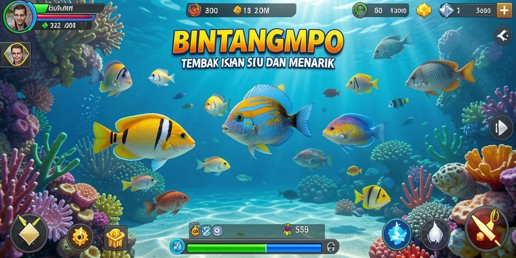 Gameplay seru menembak ikan di BINTANGMPO.