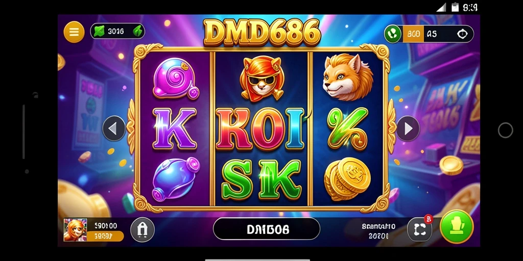 Screenshot menampilkan gameplay Slot yang seru dan menguntungkan.