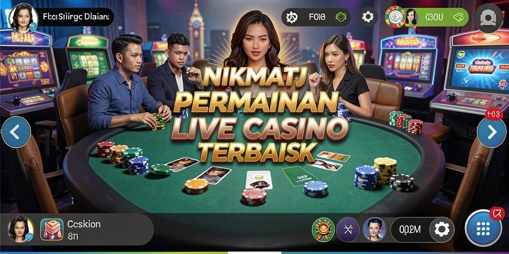 Tangkap aksi menyenangkan gameplay Live Casino di F08.