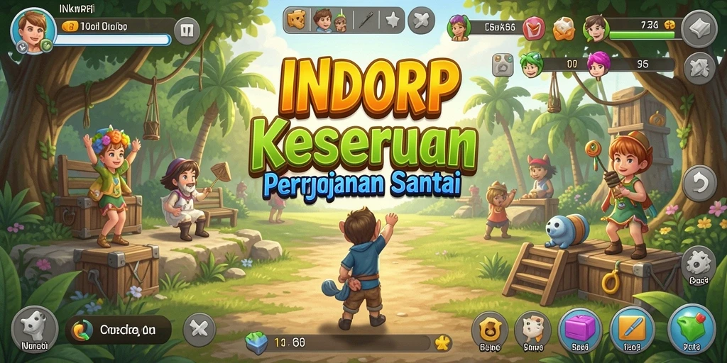 Tangkapan layar utama INDORP menunjukkan keseruan gameplay Casual.