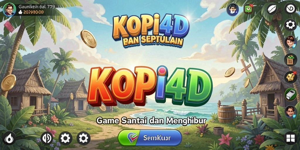 Tampilan gameplay KOPI4D yang menarik dan menghibur.