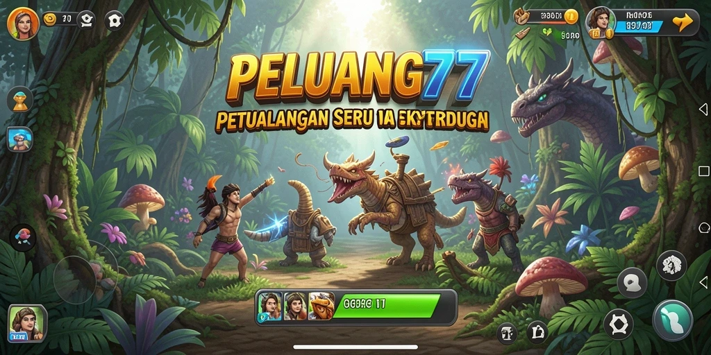 Screenshot gameplay PELUANG77 menampilkan petualangan seru dan aksi mendebarkan.