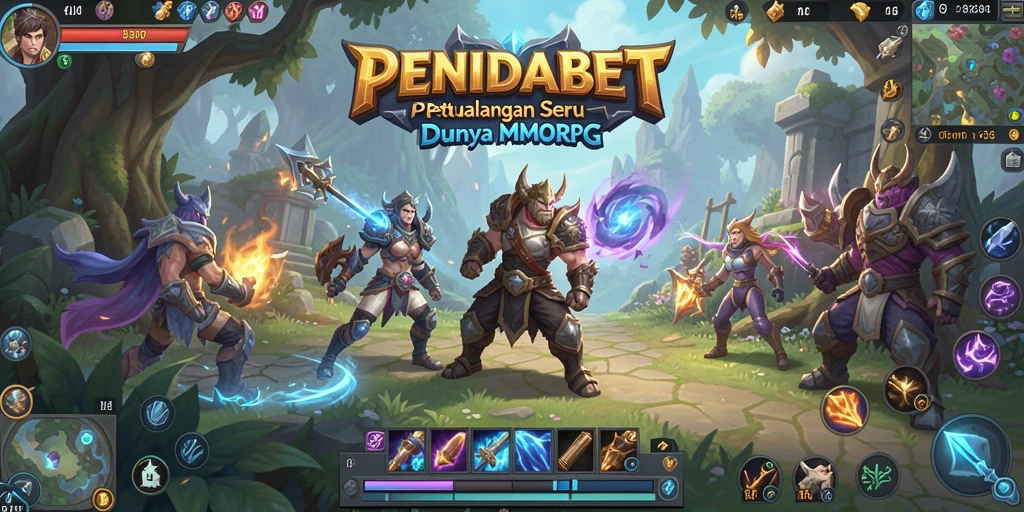 Tangkapan layar PENIDABET menampilkan pemain dalam aksi pertarungan seru di dunia MMORPG.