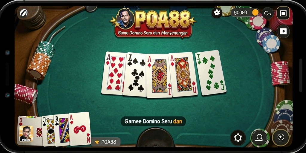 Tampilan gameplay seru di POA88 dengan teman-teman.