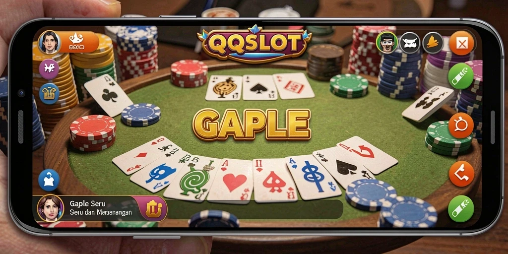 Tampilan gameplay QQSLOT yang seru dan interaktif.