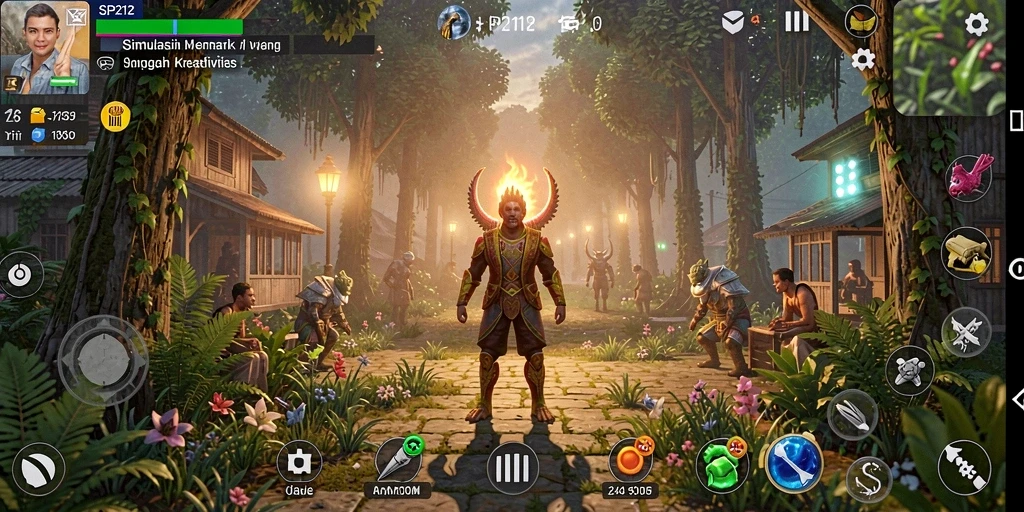Gameplay SP212 yang menarik dan interaktif.